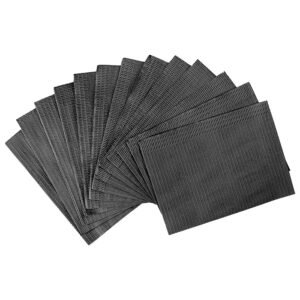 Patient Bibs Black 500 case